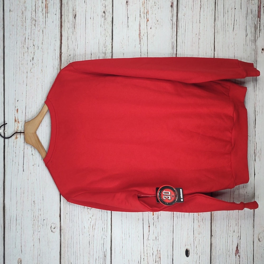Colosseum Nebraska CornHuskers Scholarship Fleece 30th Anniversary Sweater - Picture 7 of 9